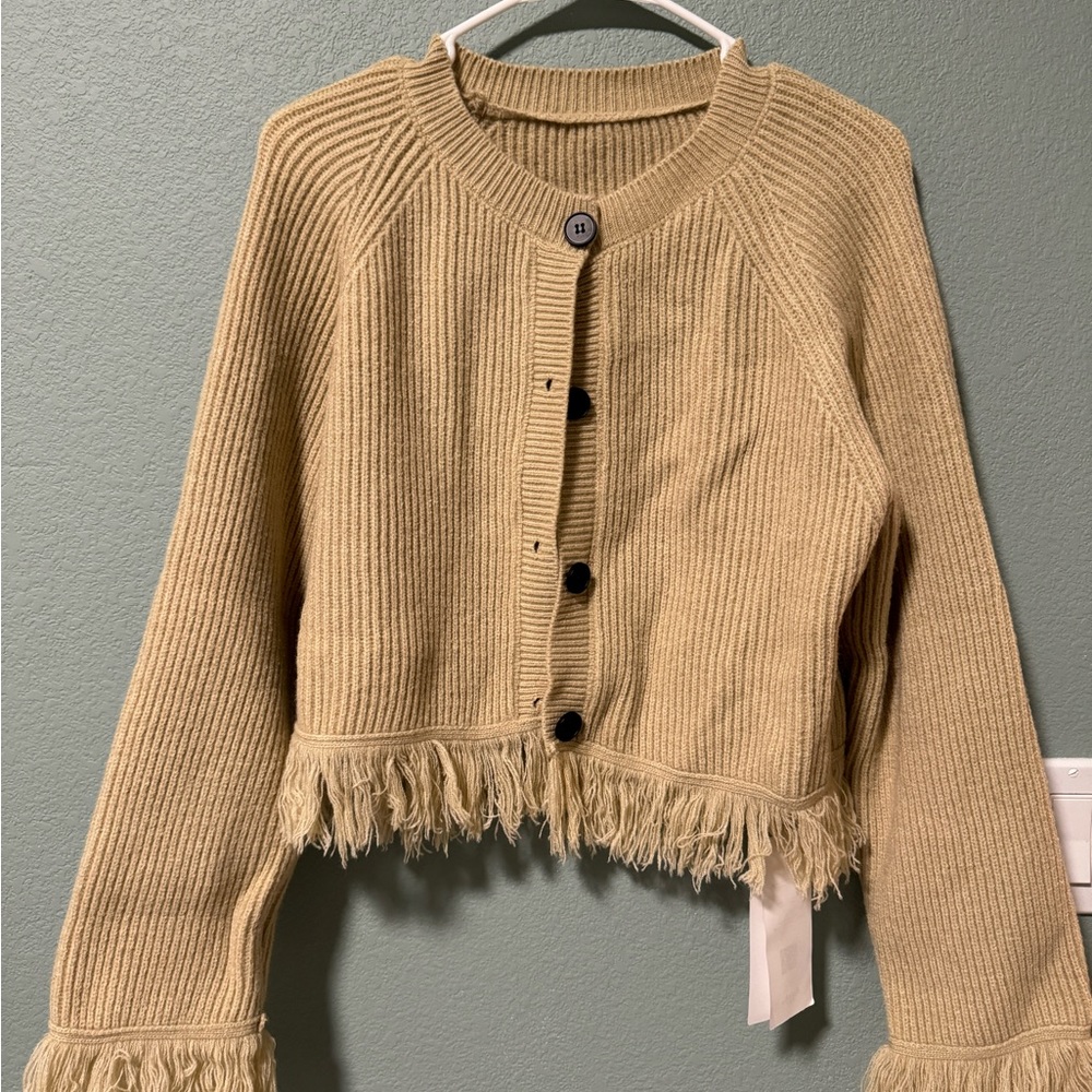 Brand new knit cardigan with tag